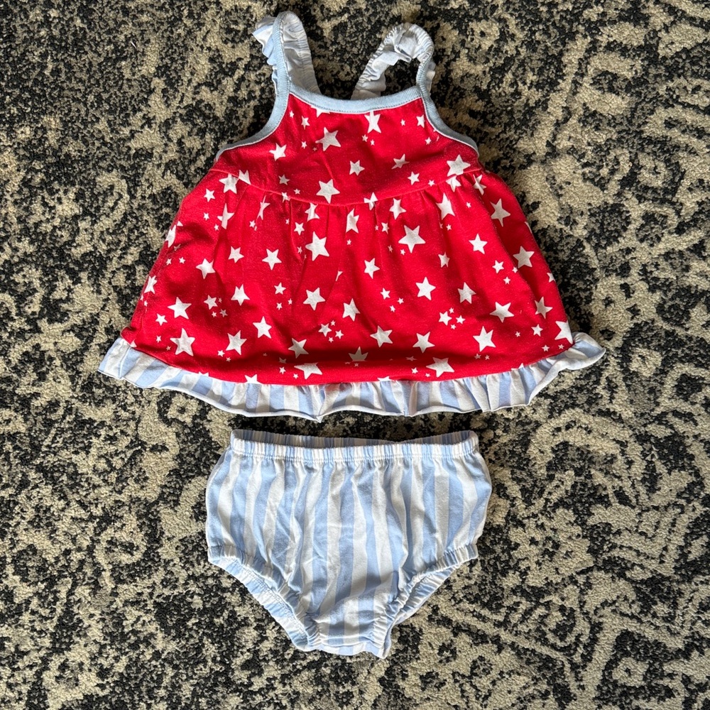 Cat and Jack baby girl set 6-9 month